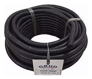 Tubo Corrugado Fechado Espaguete Rolo De 100 Metros 9,5mm - 3/8"