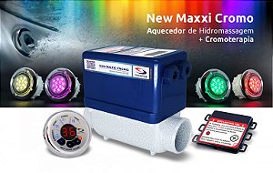 AQUECEDOR NEW MAXXI CROMO LED 8000W  - SINAPSE