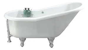Banheira Individual Sem Hidromassagem Vitoriana Slipper Mondialle