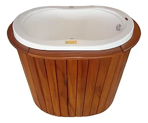 Ofuro Oval Com Hidromassagem Mondialle
