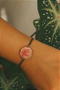 Pulseira exória rosa