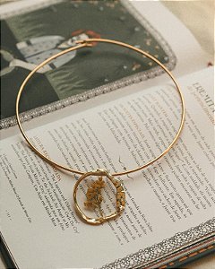 Gargantilha flor de tango