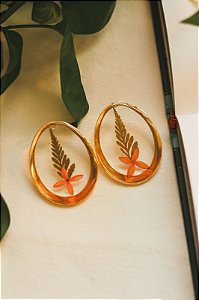 Brinco exória  e samambaia gold