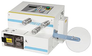 Maquina de cortar aviamentos a quente pneumatica mede/corta/solda MARCA: METALNORTE  / MODELO: MAC-55