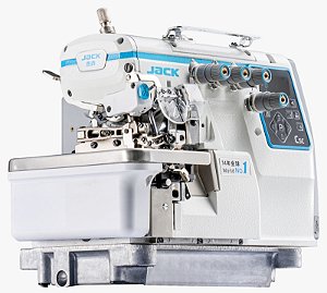 Overloque 4 fios media Eletr. c/ sensor de corte de linha diferen. MARCA: JACK / MODELO: JK-C5C-4-M03/333 220V