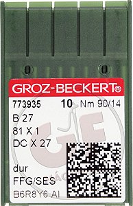 Agulha DCx27 14 para overloque e interloque MARCA: Groz Beckert / MODELO: DCx27 14