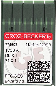 Agulha DBx1 19 MARCA: Groz Beckert / MODELO: DBx1 19