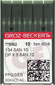 Agulha DPx5 08 (San 10) para costura reta cabo grosso e travete MARCA: Groz Beckert / MODELO: DPX5 08 San 10