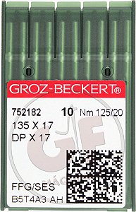 Agulha DPx17 20 para travete e pespontadeira MARCA: Groz Beckert / MODELO: DPx17 20