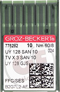 Agulha UYx128 08 (San 10) para galoneira MARCA: Groz Beckert / MODELO: UYx128 08 San 10