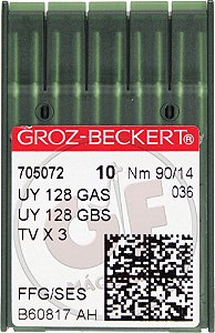 Agulha UYx128 14 MARCA: Groz Beckert / MODELO: UYx128 14