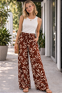 CALÇA VISCOLINHO ESTAMPADA