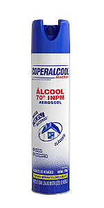 Álcool Aerossol Coperalcool Bacfree 70°INPM Clássico 360ml