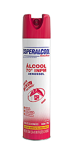 Álcool Aerossol Coperalcool Bacfree 70°INPM Mimo 360ml