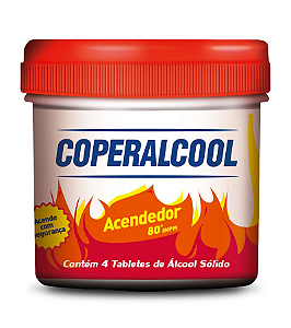 Álcool Sólido Acendedor Coperalcool 4 Pastilhas
