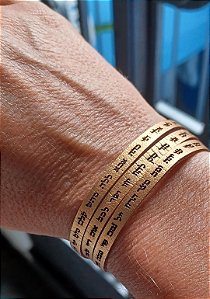 Pulseira Masculina 72 Nomes de Deus - 2 Voltas