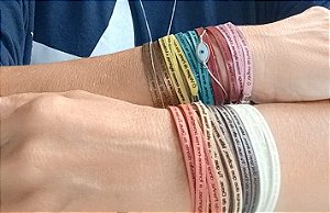 Pulseira Feminina N Sra da Penha- 3 voltas