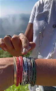 Pulseira Oração N Senhora de Guadalupe Feminina- 2 voltas