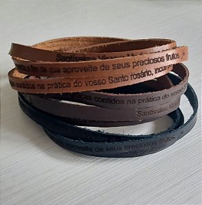 Pulseira Masculina N Sra de Fátima-3 voltas