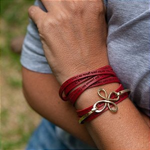 Pulseira Feminina Santa Teresinha- 5 voltas