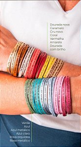 Pulseira Feminina Pai Nosso  3 voltas