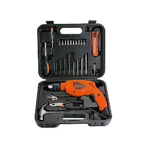 FURADEIRA DE IMPACTO 1/2 POL - 25 ACESSORIOS - BLACK DECKER 127V