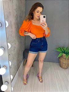 Short lady rock branco 2025