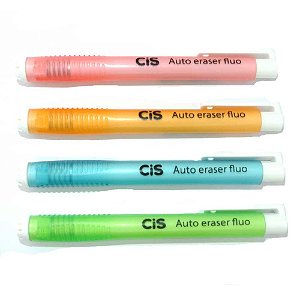 Caneta Borracha Cis Auto Eraser Cor Sortida Fluo Unidade