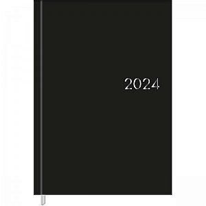 Agenda 2024 Executiva Costurada Tilibra Napoli 13,4 cm x 19,2 cm R.130087 Com 176 Folhas Unidade