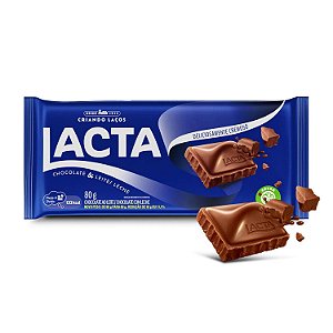 Chocolate Lacta Ao Leite 80 Gramas Unidade