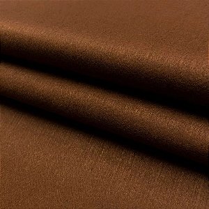 Tecido Feltro Liso Marrom - 1 Metro