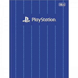 Caderno Brochura Universitário Tilibra Playstation Capa Dura Sortida 20cm x 27cm R.319325 Com 80 Folhas