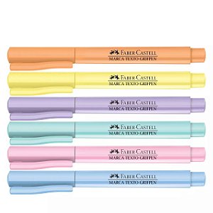 Marca Texto Grifpen Faber Castell Cor Azul Pastel Unidade