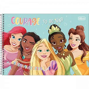 Caderno Espiral Capa Dura Cartografia E Desenho Princesas