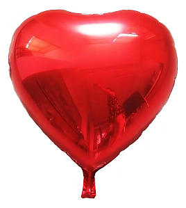 Balão Metalizado Coração Tamanho P 20cm Largura R.YDH2130 Unidade