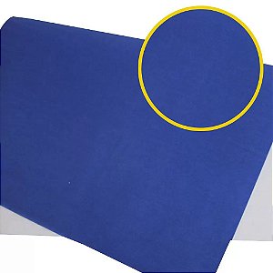 Papel Camurça Azul Escuro 40cm x 60cm Unidade