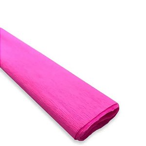 Papel Crepom Simples Pink 48cm x 2 Metros Comprimento Unidade