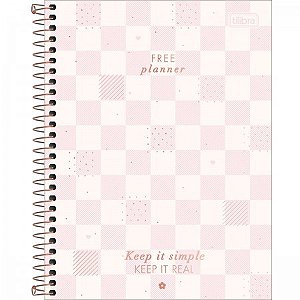 Agenda Planner Espiral Permanente Tilibra Soho Capa Dura Sortida 17cm x 24cm R.304549 Com 80 Folhas