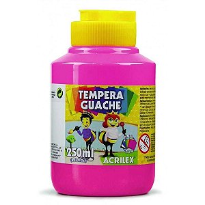 Tinta Guache Acrilex Rosa 250ml Unidade