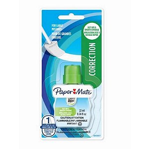 Corretivo Líquido Liquid Paper Em Frasco Paper Mate Base Solvente 22ml R.5640415 - Unidade