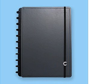 Caderno Inteligente  Grey 2Tamanho Grande( 20cm x 27 cm)  Com 80 Folhas (60 Pautadas + 20 Lisas) 90 Gramas  R.CIGD4100 - A  Unidade