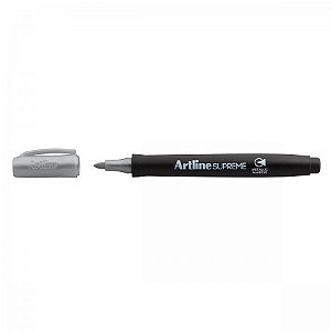 Marcador Permanente Supreme Artline Epf 790 Tilibra Prata 1.0mm R.303178 Unidade