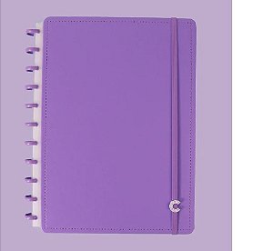 Caderno Inteligente  All Purple Tamanho Grande (20cm x 27cm)  Com 80 Folhas (60 Pautadas + 20 Lisas) 90 Gramas  R.CIGD4089  - A Unidade