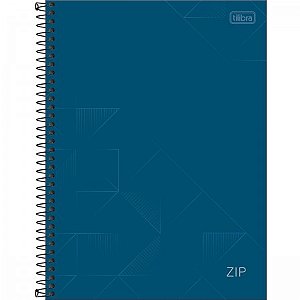 Caderno Capa Dura Universitário Tilibra Zip 10 Matérias 20cmx27cm R.234231 Com 160 Folhas