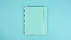 Caderno Inteligente Novitate  Verde pastel Tamanho A5 (22m x 15,5cm) 80 Folhas  ( 60 Pautadas + 20 Lisas) 90 Gramas R.CIA52082- A Unidade