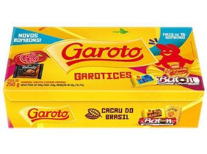 Caixa Bombom e Chocolates Sortido Garoto 250 Gramas - Caixa