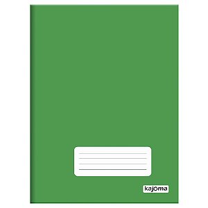 Caderno Univ Capa Dura Broch Kajoma Verde C/96 Folhas R.315 Unidade