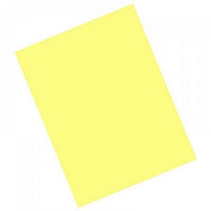 Cartolina Comum Amarela 50cm x 66cm Unidade
