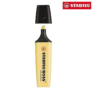 Marca Texto Stabilo Boss Amarelo Pastel Unidade