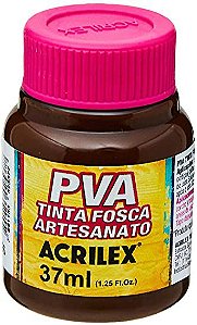 Tinta Plástica Acrilex Pva 37Ml Marrom 032400531